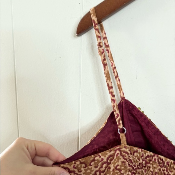 Label Ritu Kumar floral maxi dress boho beaded size SM - Picture 6 of 6